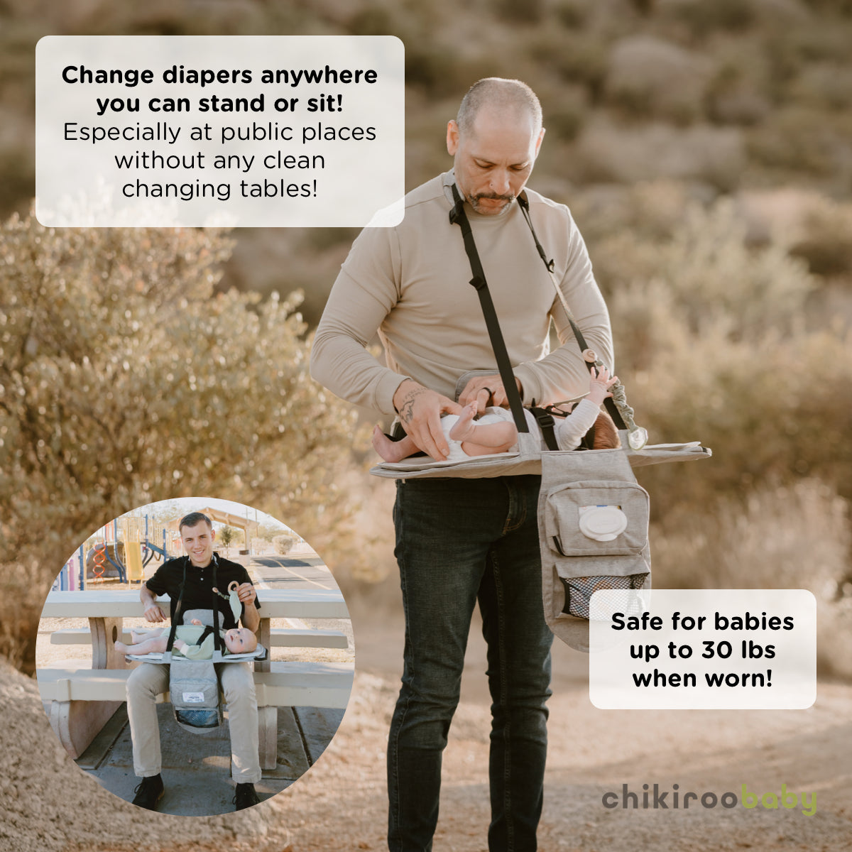 Chikiroo® Wearable Changing Station
