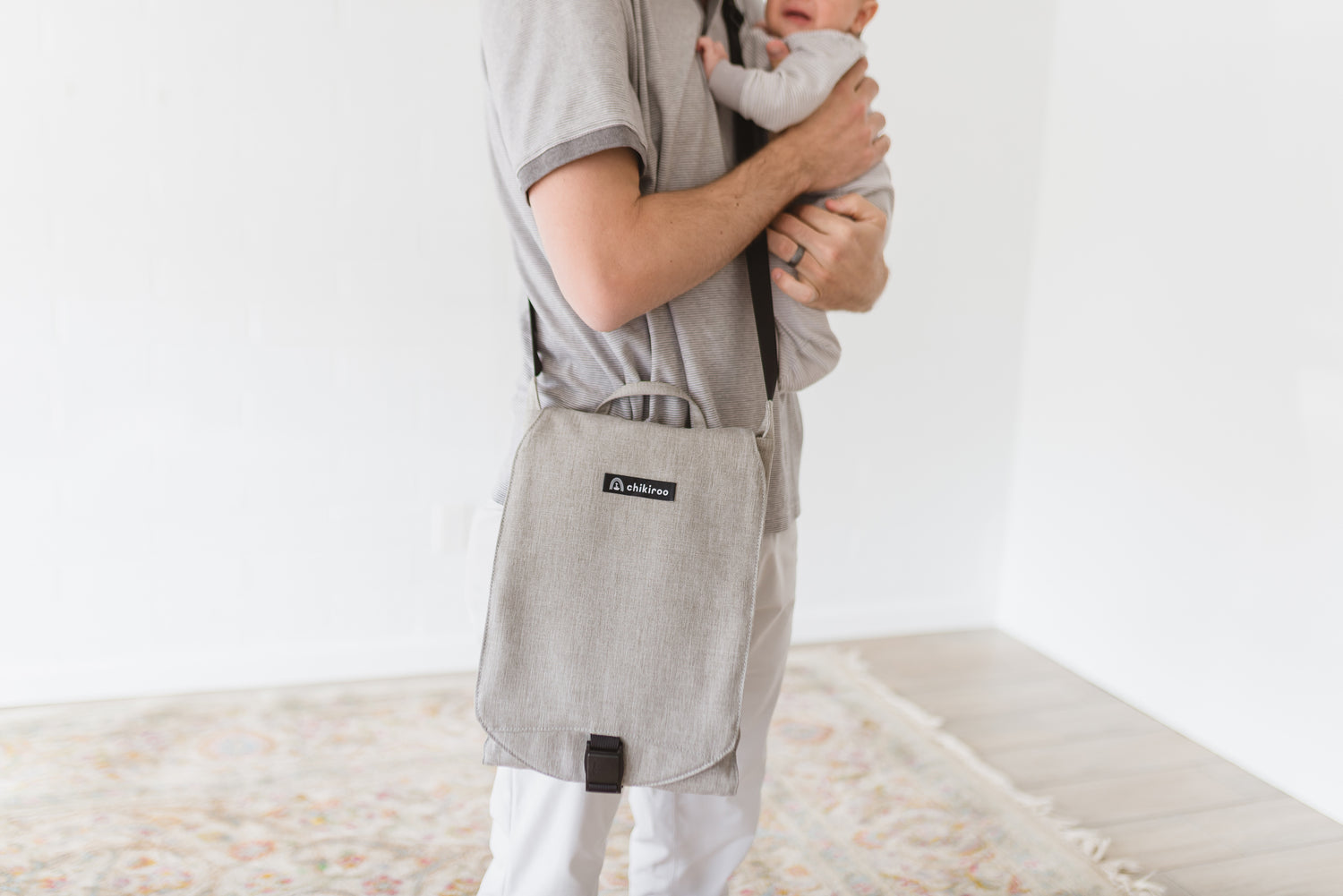 Chikiroo wearable baby changing station