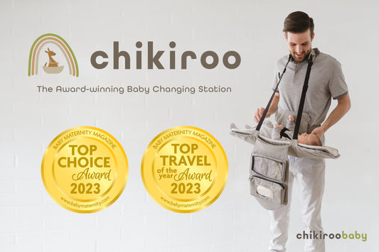 Baby Maternity Magazine Awarded Chikiroo with 2023 Top Choice of the Year Award and Travel Product of the Year Award