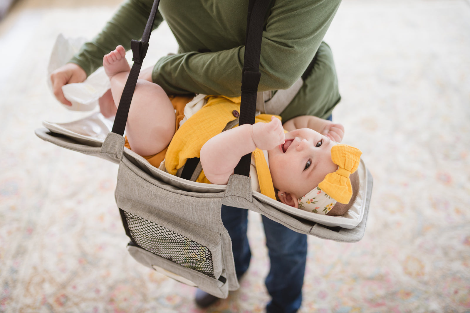 Baby on changing table online